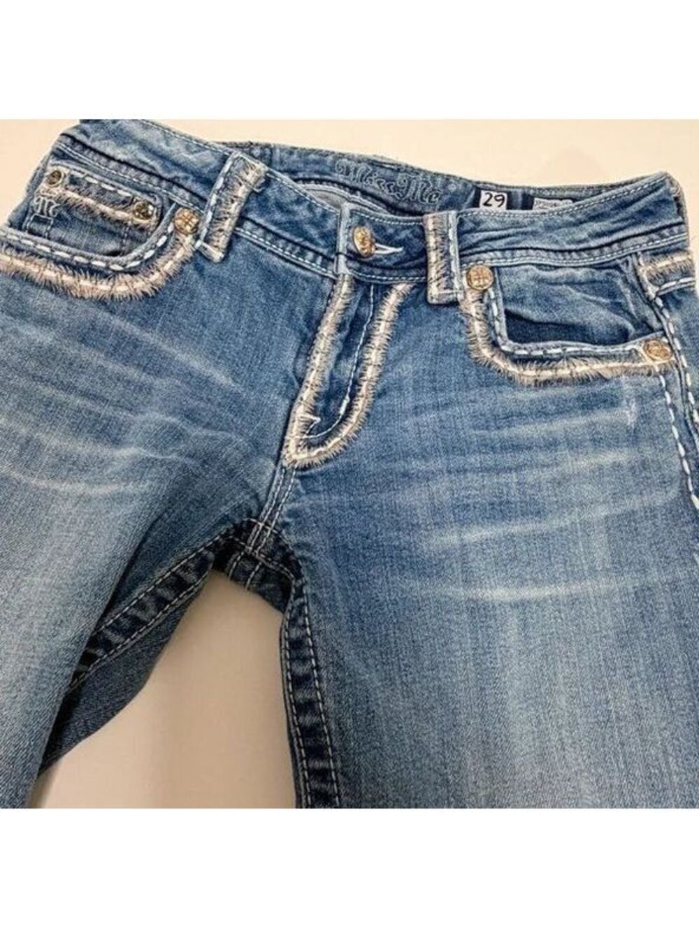 Vintage Y2K Miss Me Bootcut Jeans 29